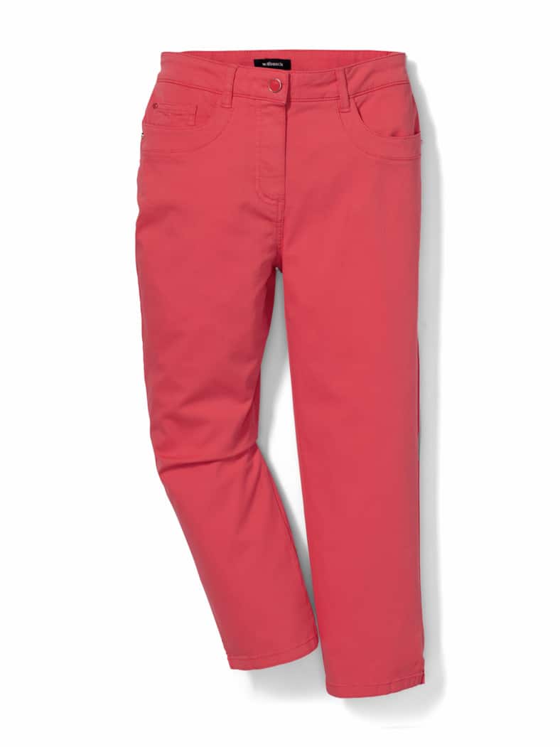 Baumwoll-Capri Supersoft Koralle