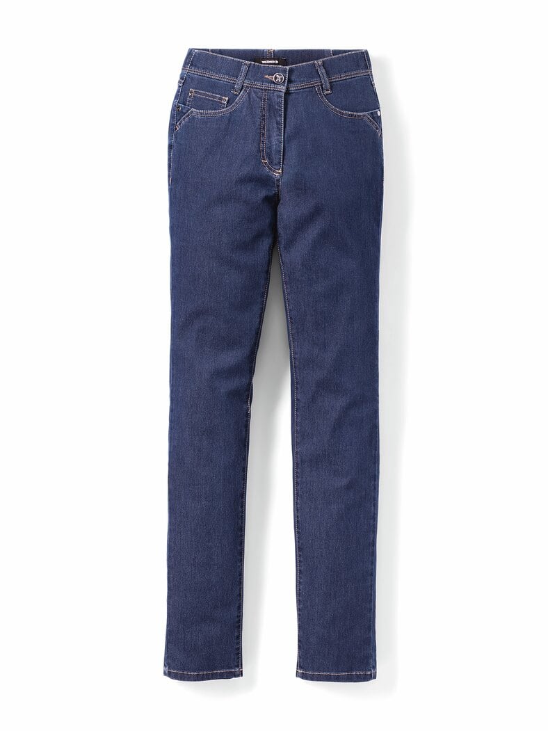 Yoga-Jeans Ultrastretch Blue Stoned