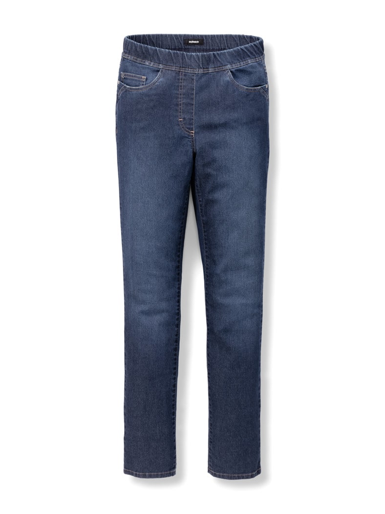 Yoga-Schlupfjeans Blue Stoned