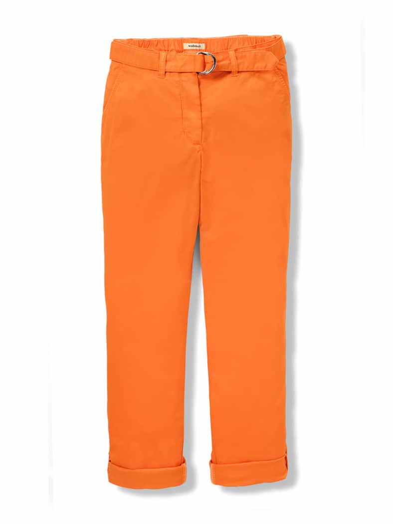 Baumwoll-Krempel-Hose Mandarine