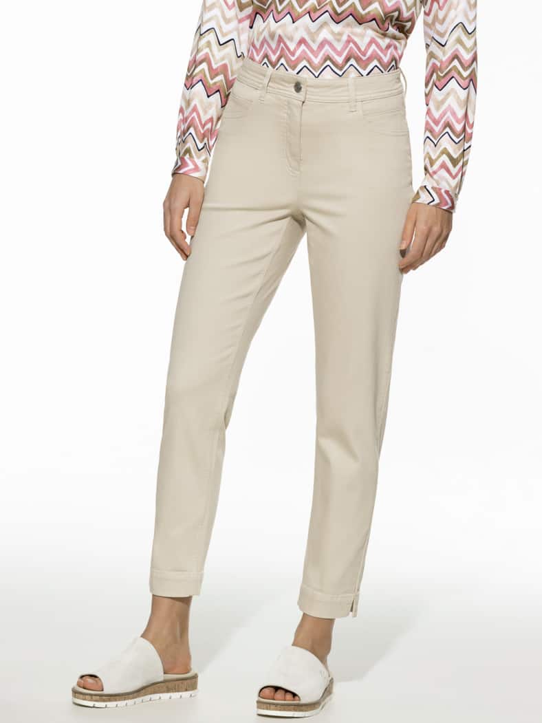 7/8-Jeans Slim-Effekt Sand