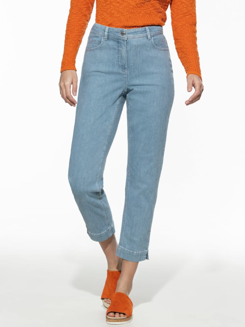 7/8-Jeans Slim-Effekt Light Blue