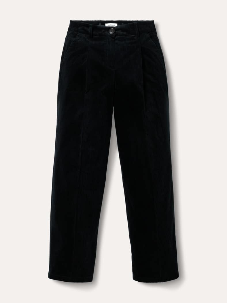 Premium Marlene Cordhose Schwarz