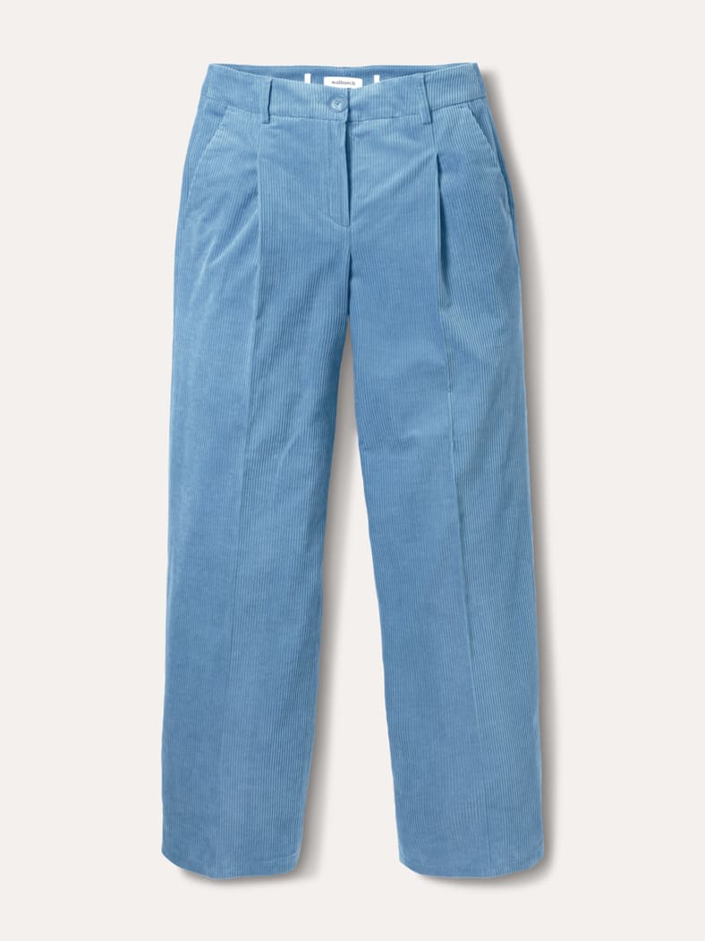 Premium Marlene Cordhose Ozeanblau