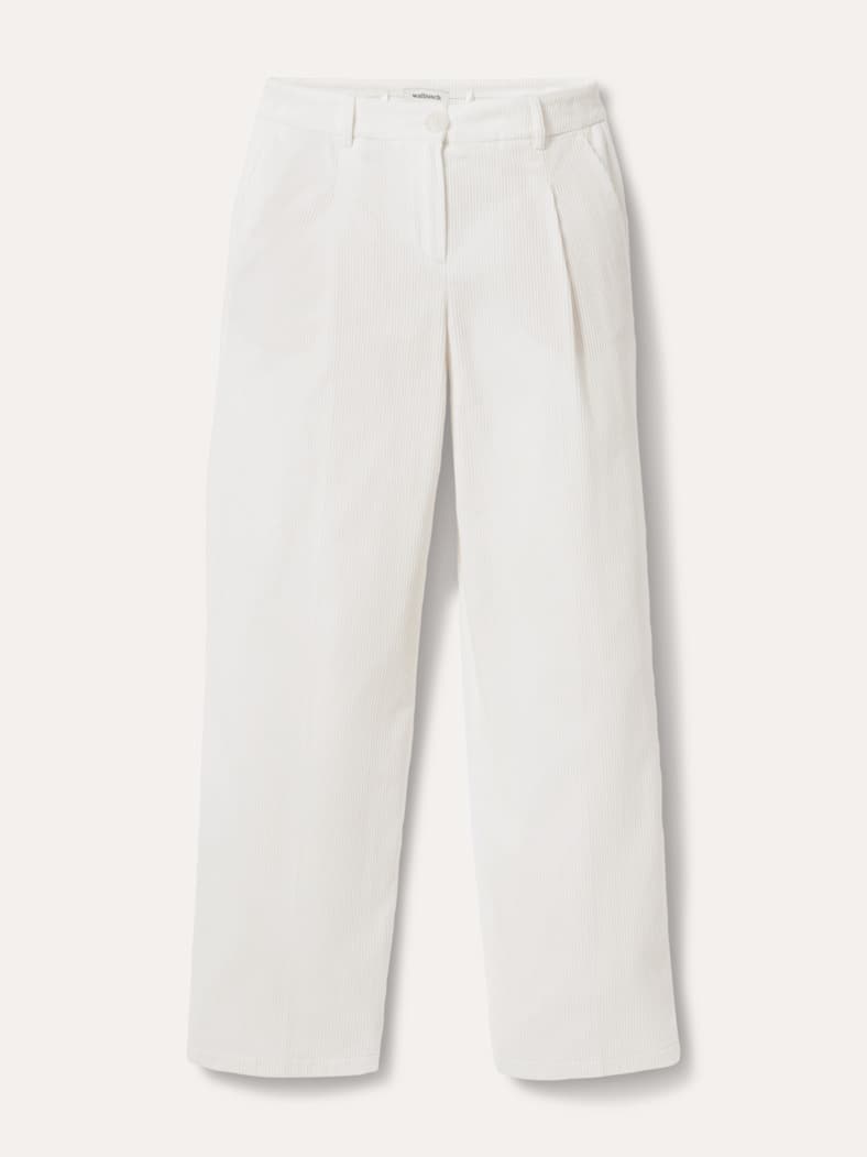 Premium Marlene Cordhose Offwhite