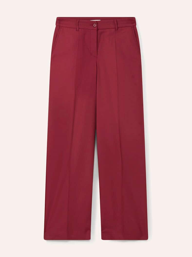 Marlenehose mit Struktur Chianti