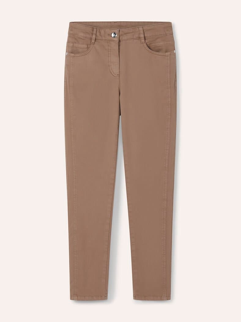 7/8-Baumwollhose Figurwunder Slim F Praline