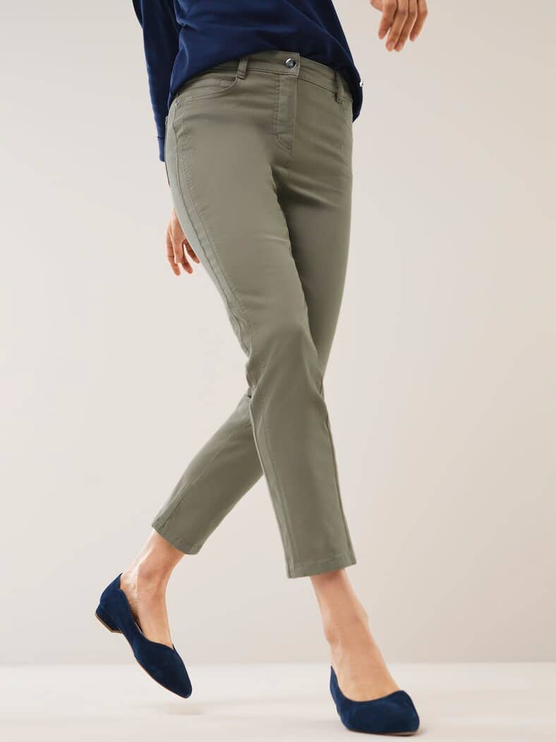 7/8-Baumwollhose Figurwunder FF Khaki
