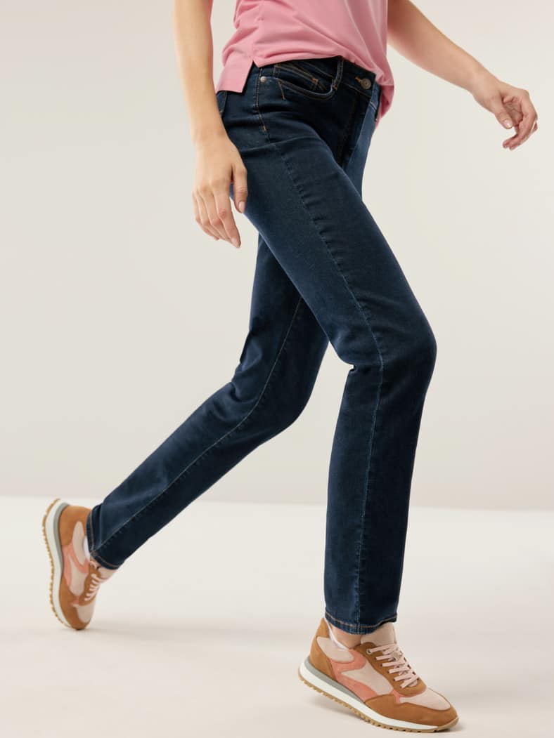 Five Pocket Highstretch-Denim Dark Blue