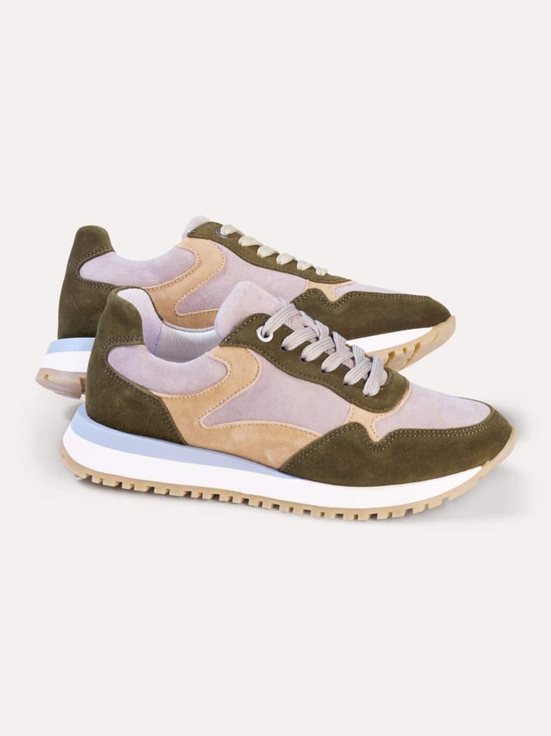 Soft Multicolor Sneaker Khaki/Beige