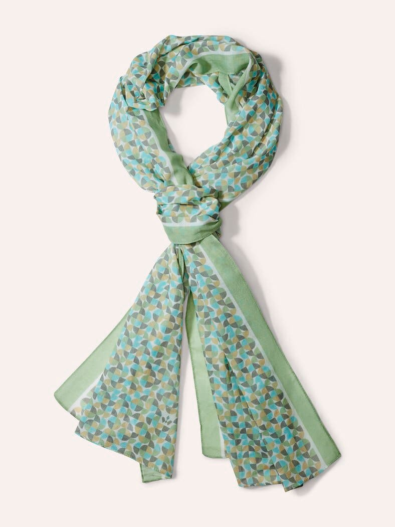 Schal aus leichter Baumwolle Natur