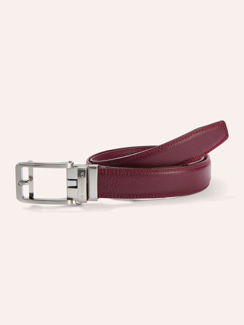 Leder Automatic Gürtel Merlot