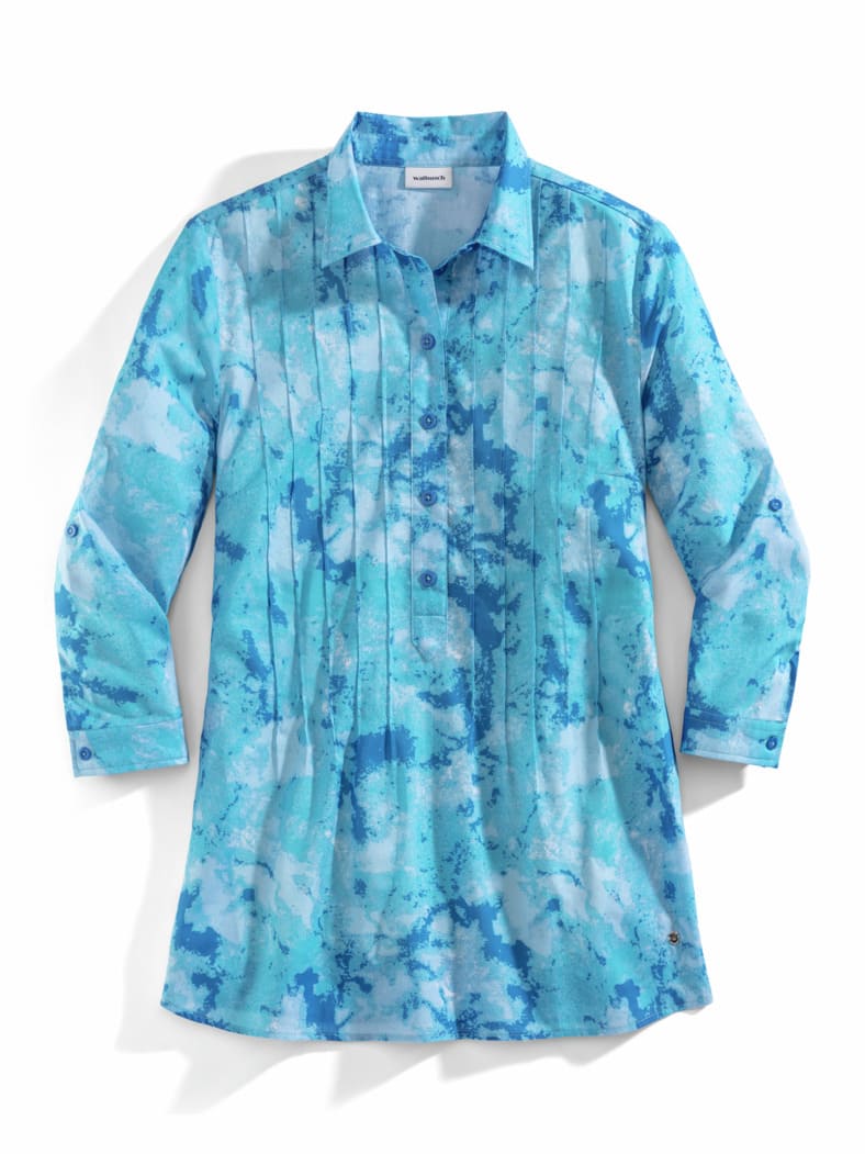 Tunika Edelbatik Königsblau