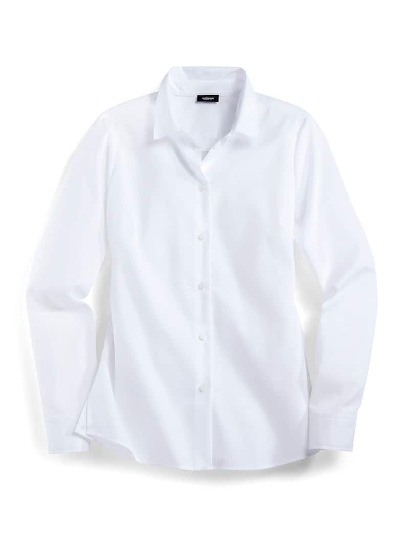 Extraglatt-Hemdbluse Everyday Weiß