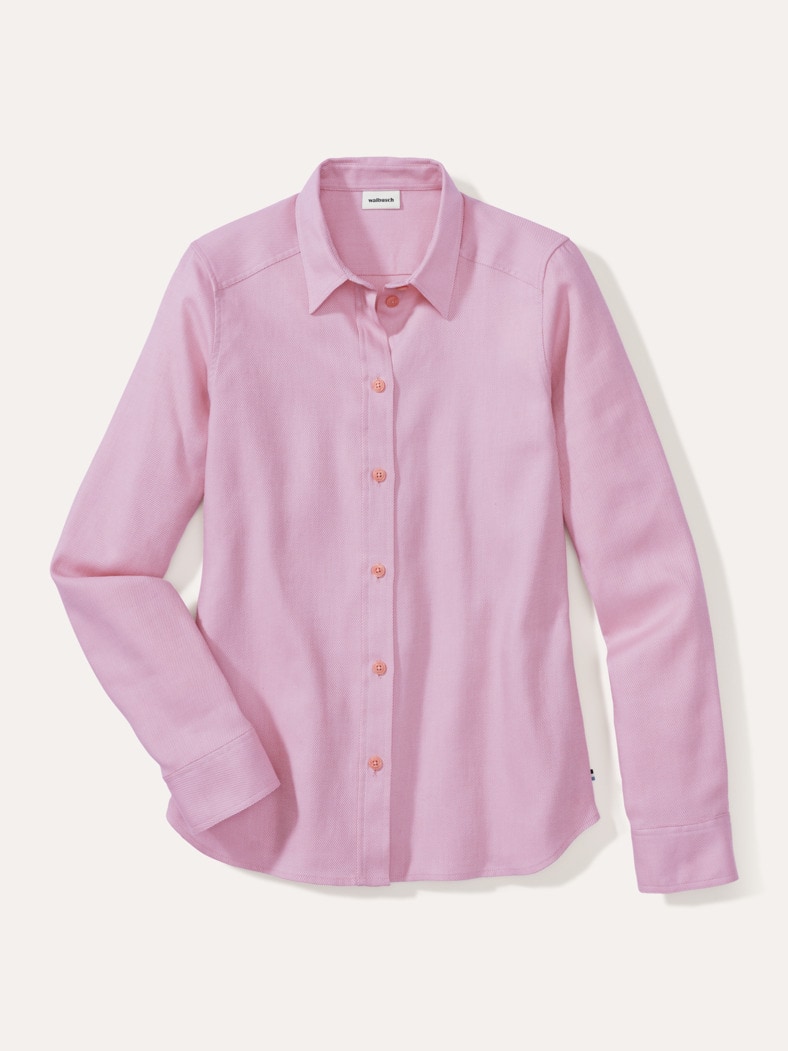 Aktiv Flanell Hemdbluse Altrosa