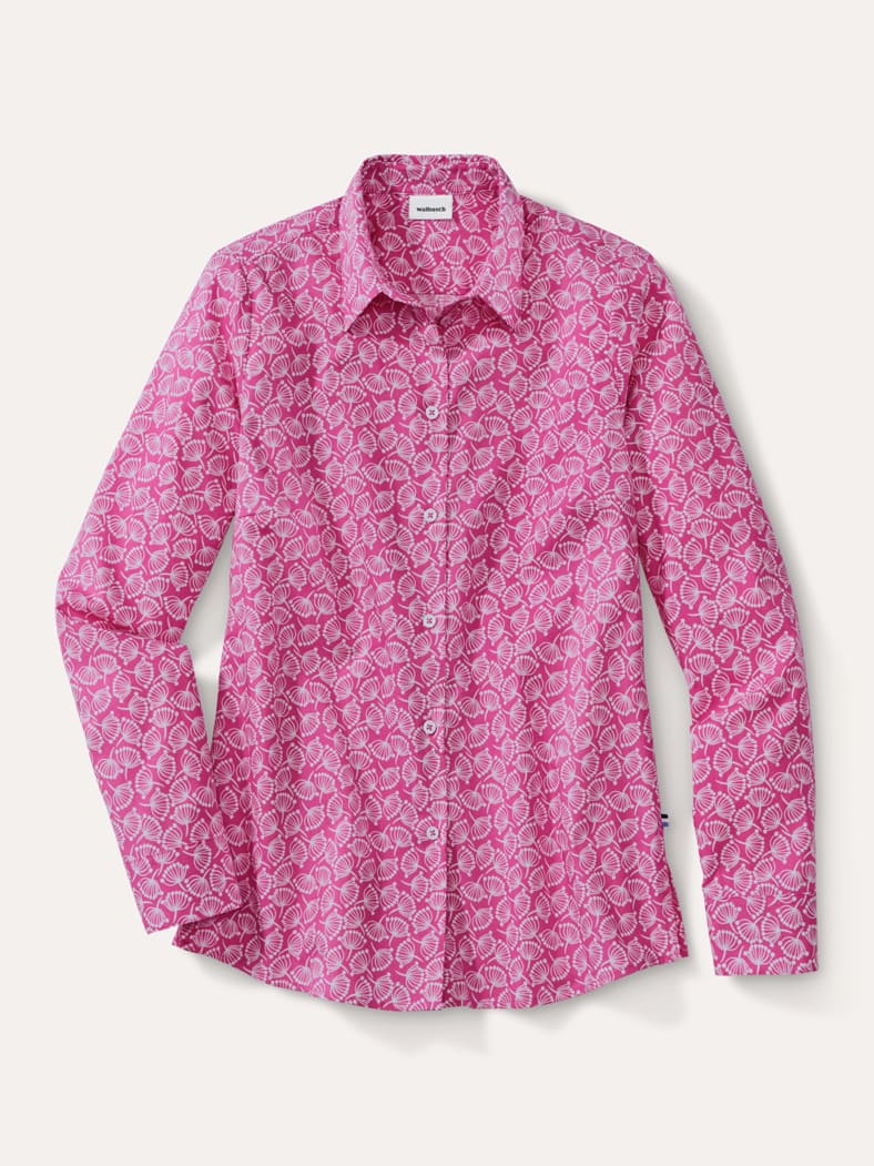 Baumwoll Bluse Perfect Match Millefleurs Malve