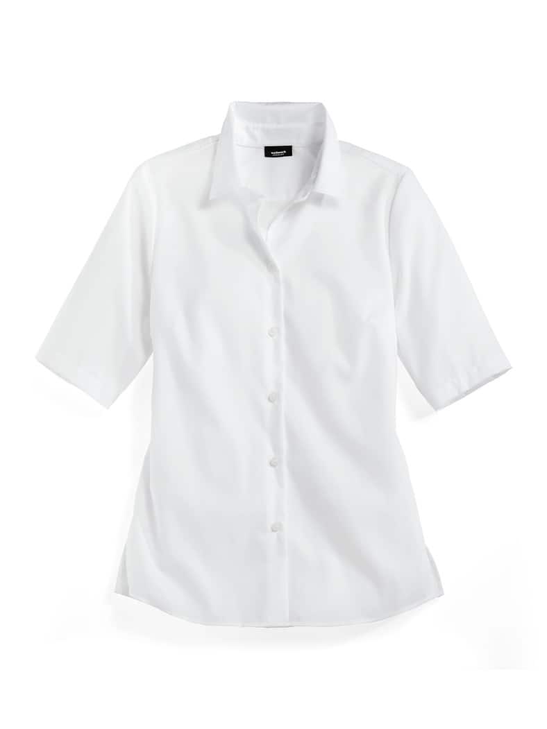 Extraglatt-Hemdbluse Everyday Weiß