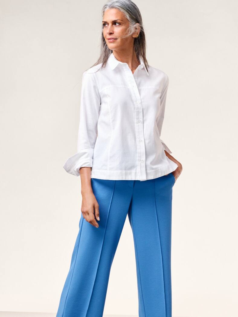 Outfit Boxy Bluse Klima Komfort