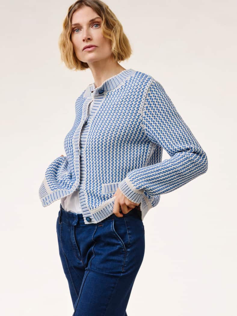 Outfit Strickjacke Chic & Go