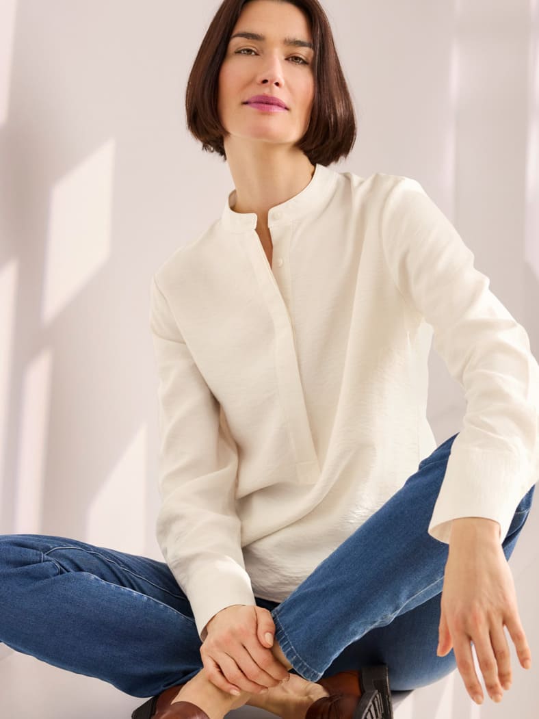 Outfit Easy Care Crincle Bluse