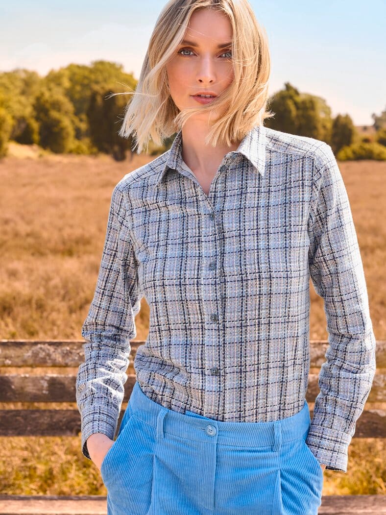 Outfit Aktiv Flanell Hemdbluse