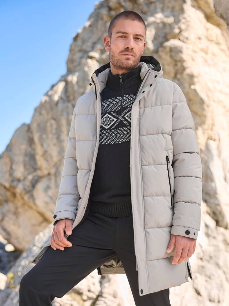 Outfit Thermo Steppmantel