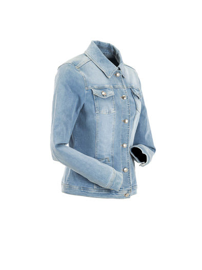 Ichi stamp denim jacket best sale